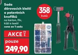 Kaufland Sada děrovacích kleští a patentních knoflíků nabídka