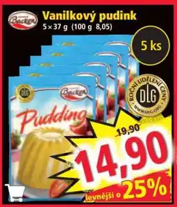 Norma Vanilkový pudink nabídka