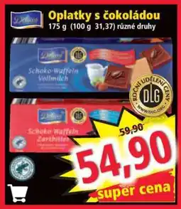 Norma Oplatky s čokoládou nabídka