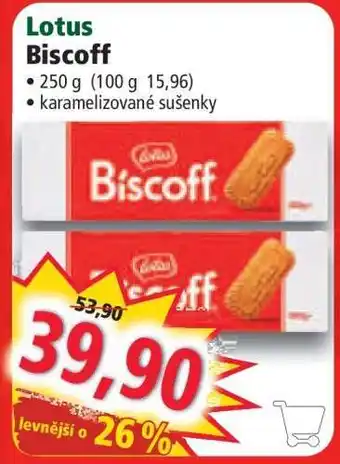 Norma Lotus Biscoff nabídka