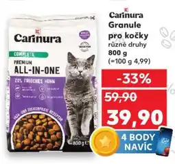 Kaufland Carinura Granule pro kočky nabídka
