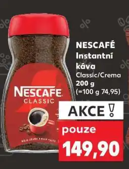 Kaufland NESCAFÉ instantní káva Classic, Crema nabídka