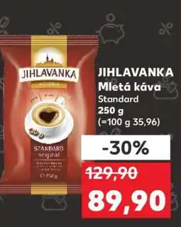 Kaufland JIHLAVANKA Mletá káva Standard nabídka