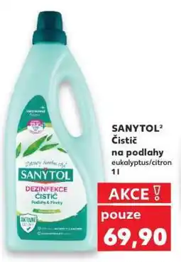 Kaufland Sanytol čistič na podlahy nabídka