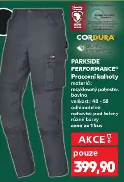 Kaufland PARKSIDE PERFORMANCE Pracovní kalhoty nabídka