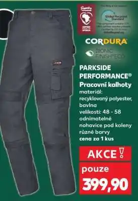 Kaufland PARKSIDE PERFORMANCE Pracovní kalhoty nabídka
