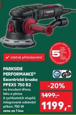 Kaufland PARKSIDE PERFORMANCE Excentrická bruska PPEXS 750 B2 nabídka