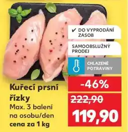 Kaufland Kuřecí prsí řízky nabídka