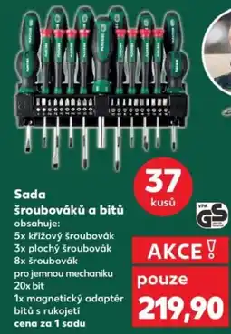 Kaufland Sada šroubováků a bitů nabídka