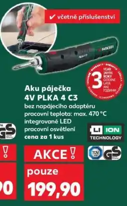 Kaufland Aku páječka 4V PLKA 4 C3 nabídka