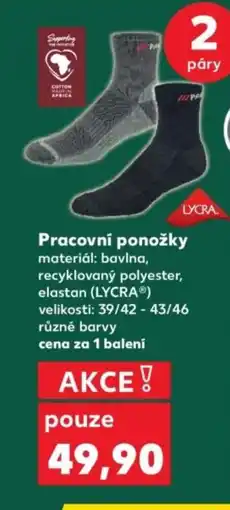 Kaufland Pracovní ponožky nabídka