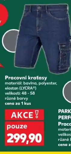 Kaufland Pracovní kraťasy nabídka