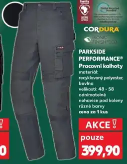 Kaufland Pracovní kalhoty nabídka
