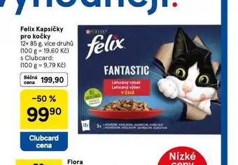Tesco Felix kapsičky pro kočky nabídka