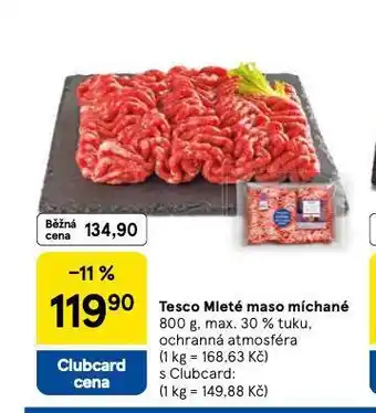 Tesco Mleté maso míchané nabídka