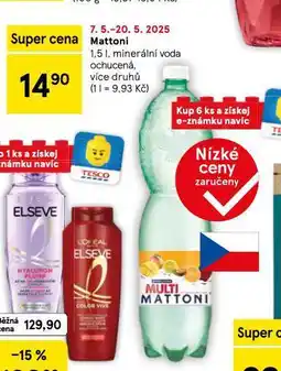 Tesco Mattoni ochucená nabídka