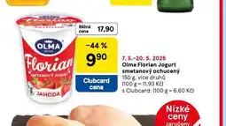 Tesco Olma florian jogurt smetanový ochucený nabídka