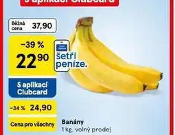 Tesco Banány nabídka