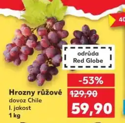 Kaufland Hrozny růžové nabídka