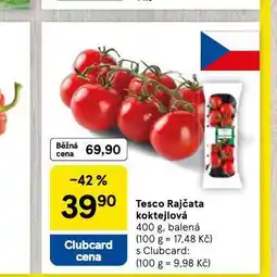 Tesco Rajčata koktejlová nabídka