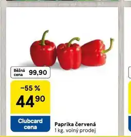 Tesco Paprika červená nabídka