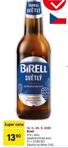 Tesco Birell nabídka