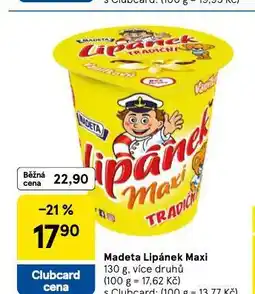 Tesco Madeta lipánek maxi nabídka