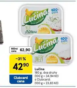 Tesco Lučina nabídka
