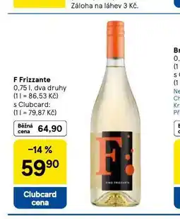 Tesco F frizzante nabídka