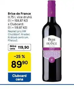 Tesco Brise de france nabídka