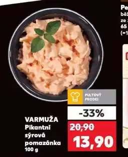 Kaufland Pikantní sýrová pomazánka nabídka