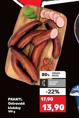 Kaufland Ostravské klobásy nabídka