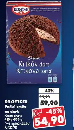 Kaufland Dr. oetker krtkův dort nabídka
