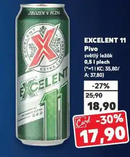 Kaufland Pivo excelent nabídka