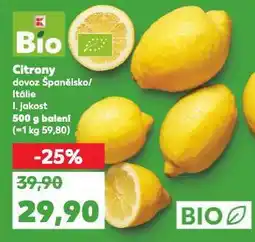 Kaufland Bio citrony nabídka