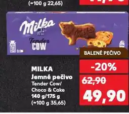 Kaufland Milka jemné pečivo nabídka