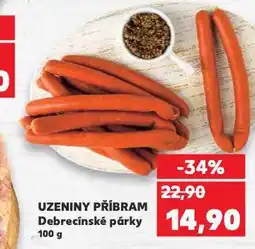 Kaufland Debrecínské párky nabídka