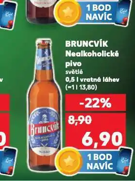 Kaufland Pivo bruncvík nealko nabídka