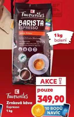 Kaufland Zrnková káva nabídka