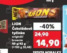 Kaufland Lion čokoládová tyčinka nabídka