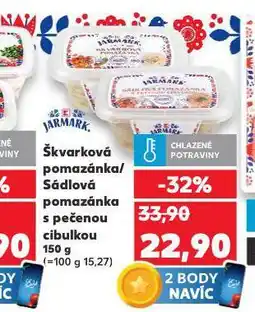 Kaufland Sádlová pomazánka s pečenou cibulkou nabídka