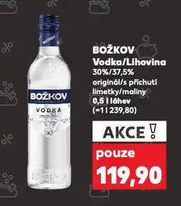 Kaufland Božkov lihovina nabídka