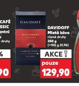 Kaufland Davidoff káva nabídka
