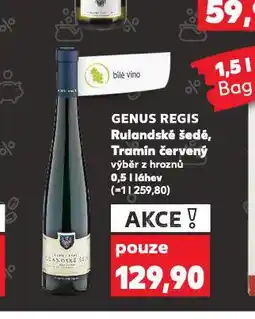 Kaufland Genus regis tramín červený nabídka