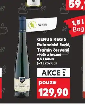 Kaufland Genus regis tramín červený nabídka