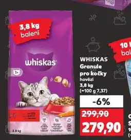 Kaufland Whiskas granule pro kočky nabídka