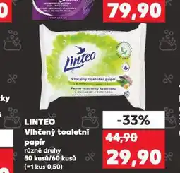Kaufland Linteo toaletní papír nabídka