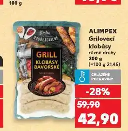 Kaufland Grilovací klobásy nabídka