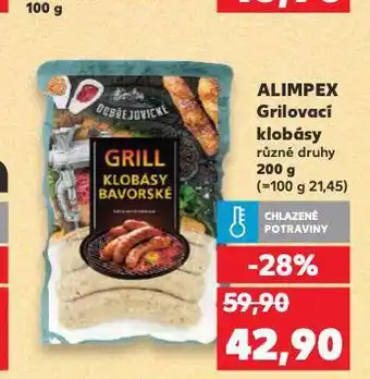 Kaufland Grilovací klobásy nabídka
