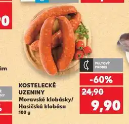 Kaufland Moravské klobásky nabídka